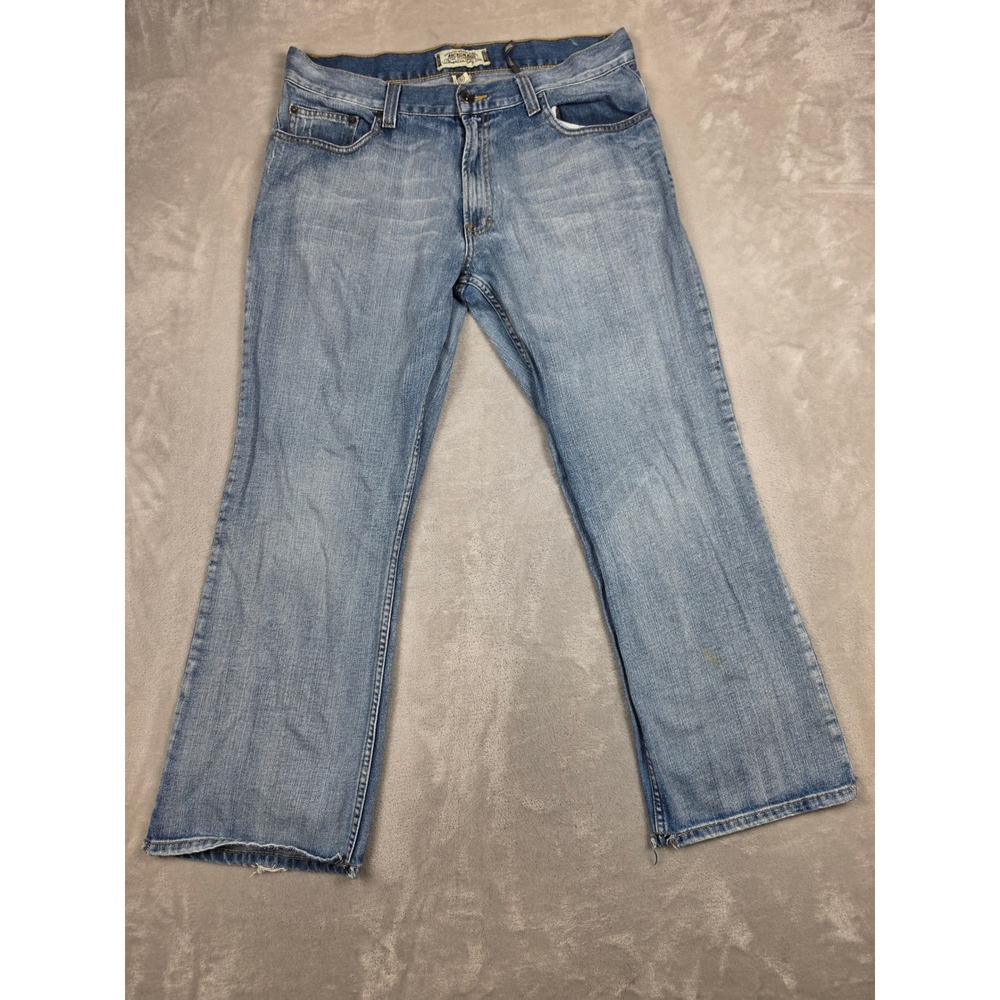American Rag Jeans Mens 34x30 Blue Low Rise Bootcut Denim AR291139